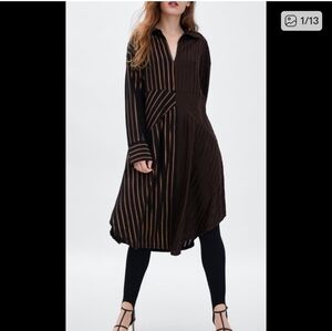 Zara NWTs Trafaluc Midi Dress